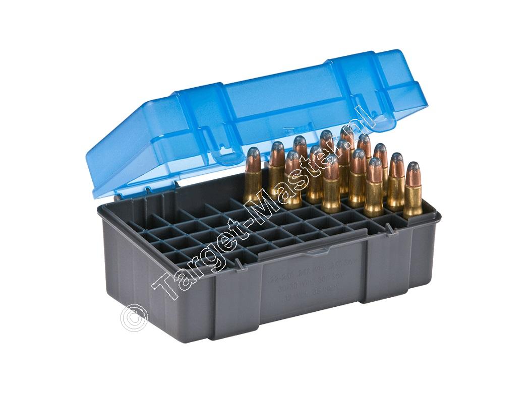 Plano Small Rifle Flip-Top Ammo Case content 50